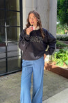 Statement Sweater - Donkerblauw