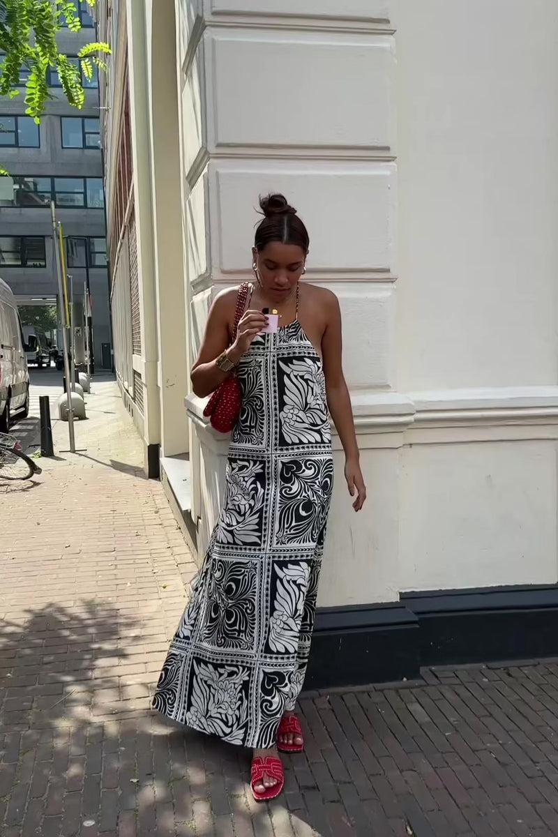 Chantelle Halter Jurk - Zwart