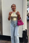 Ribbed Tank Top - Goud