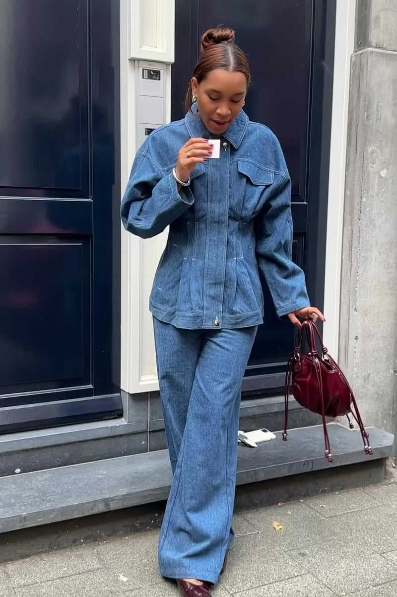 Mies Pants - Blauw