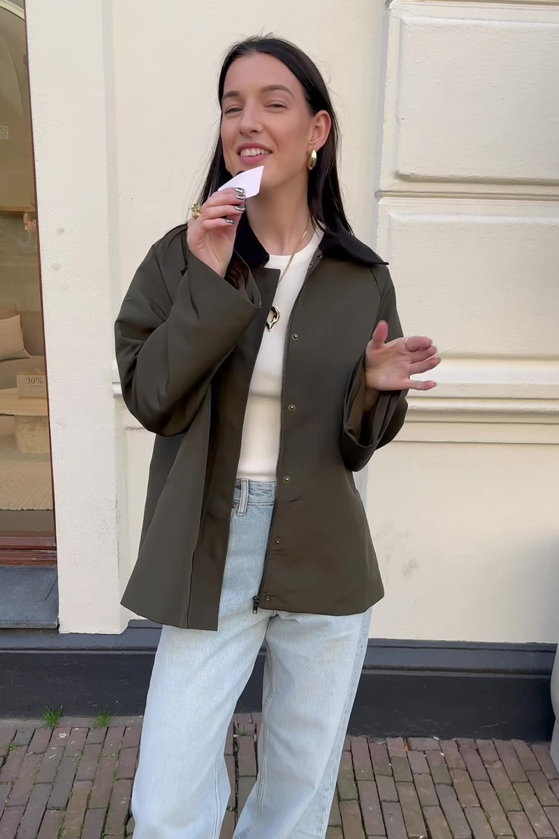 Gatbi Clean Jacket - Donker Groen