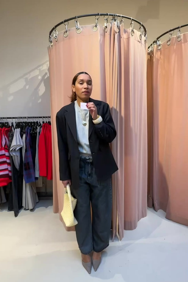 Marielle Button Back Blazer - Grijs