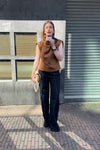 BobbieCC Pleat Top - Camel