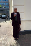 AlmiraCC Pleat LL Pant - Plum