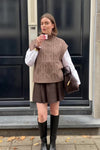 RowCC Oversized Cable Spencer - Bruin