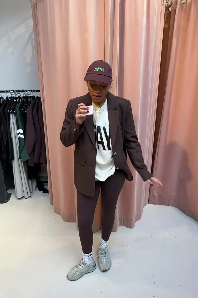 Vesta Leggings - Donkerbruin