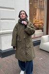 The Queen Parka - Olijf Groen