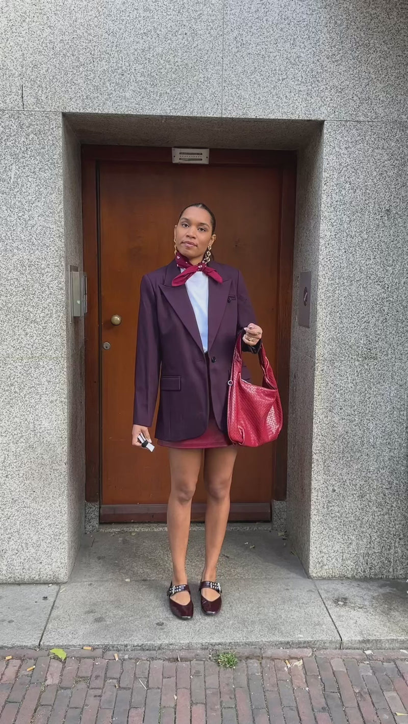 AlmiraCC Fitted Blazer - Plum