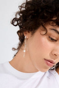 Prism A-symmetrische Oorbellen - Zilver
