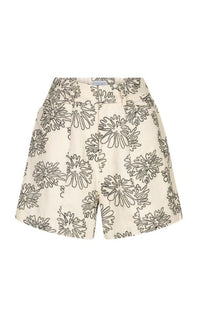 Riley Korte Broek - Beige