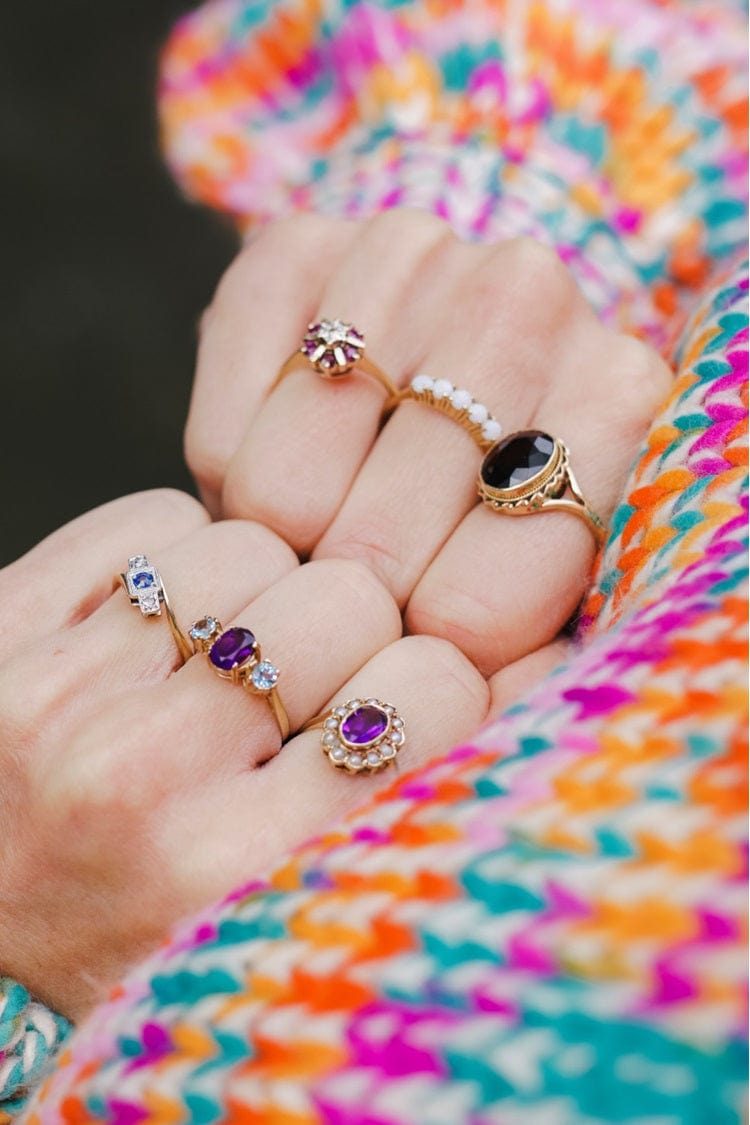 Eleonora Vintage Ring - Opal