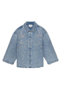 Selie Blouse - Denim Blauw