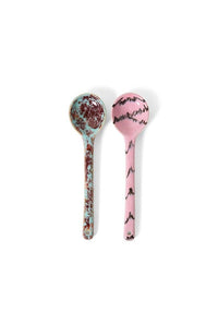 HKLiving 70's Ceramics Serving Spoons (Set of 2) - Sprinkle