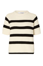 Bloomie Knit O-neck Sweater - Black