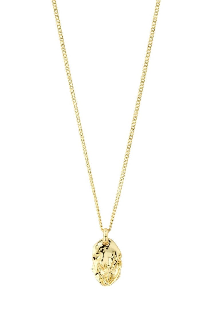 Sun Recycled Coin Ketting - Goud