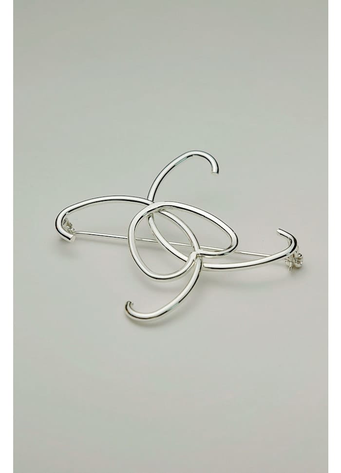 Bow Broche - Zilver