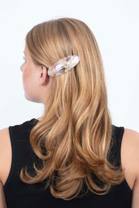 Oval Sundae Haarclip - Roze