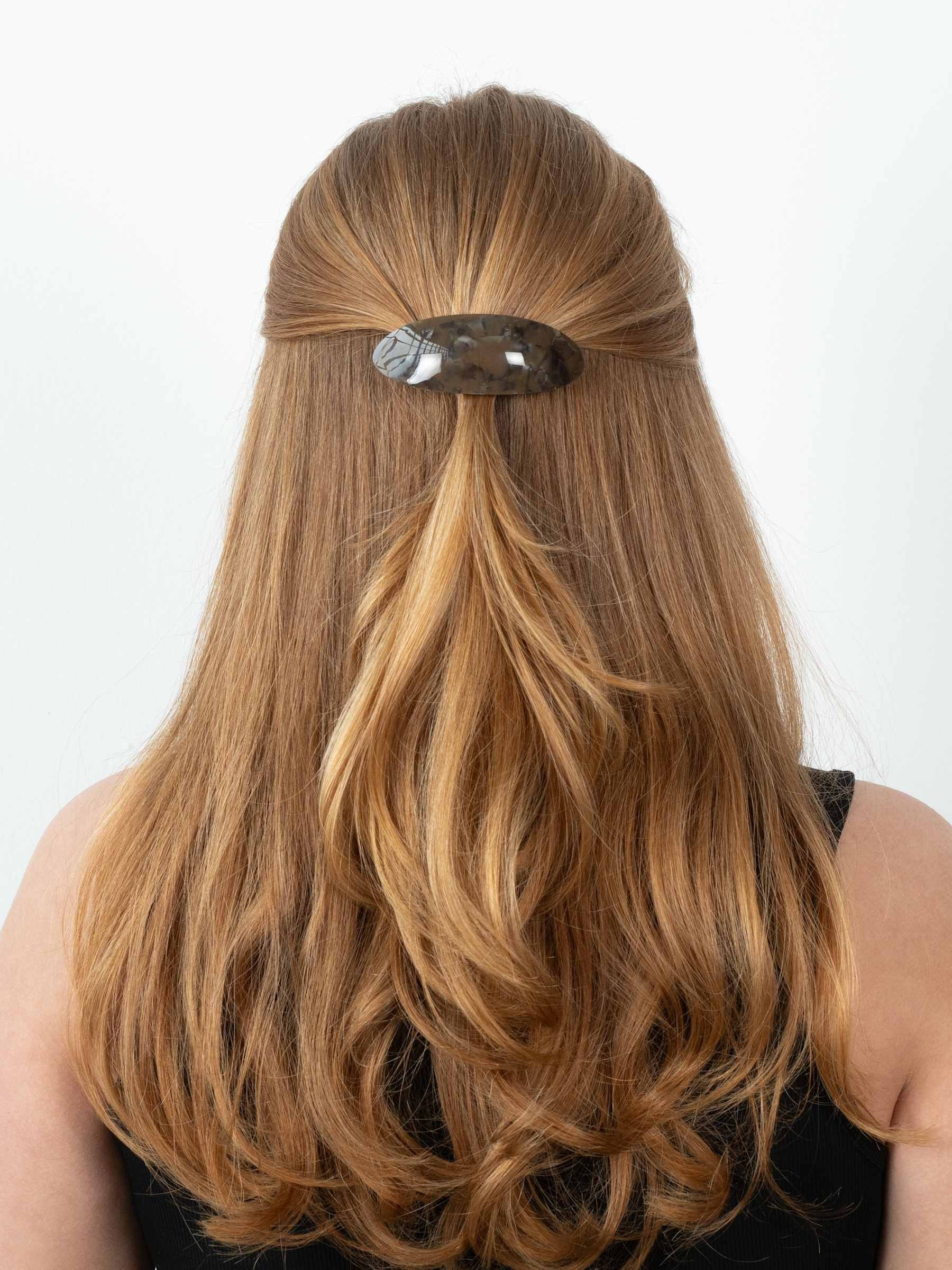 Oval Chérie Clip - Bruin