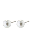 ESMARALDA PEARL EARRINGS, SILVER, PILGRIM