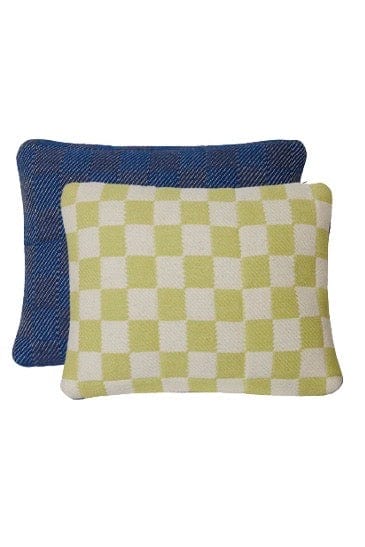 CHECKERED WOVEN CUSHION, BERRIES, HK LIVING