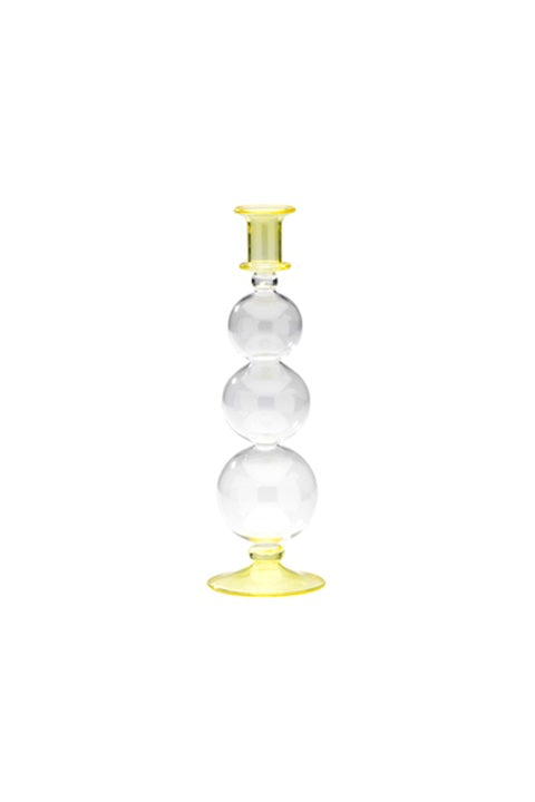 BUBBLE GLASS CANDLE HOLDER, ANNA+NINA