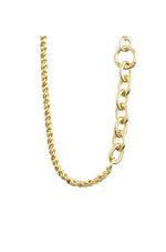LEARN RECYCLED BRAIDED-CHAIN NECKLACE