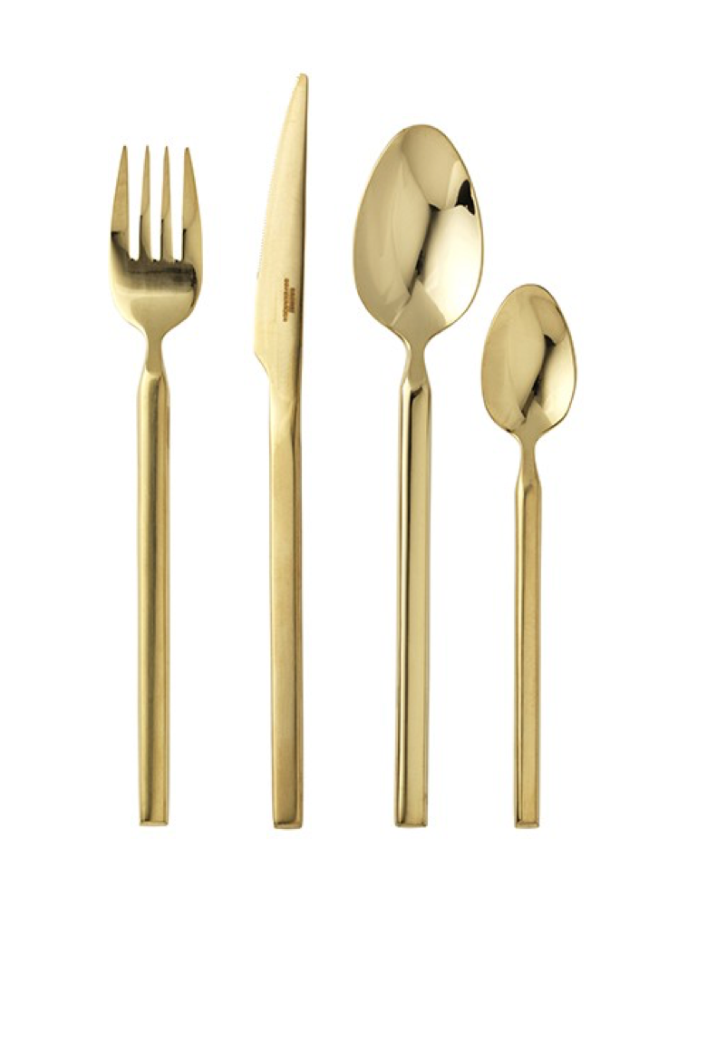 GOLD CUTLERY (SET OF 4)